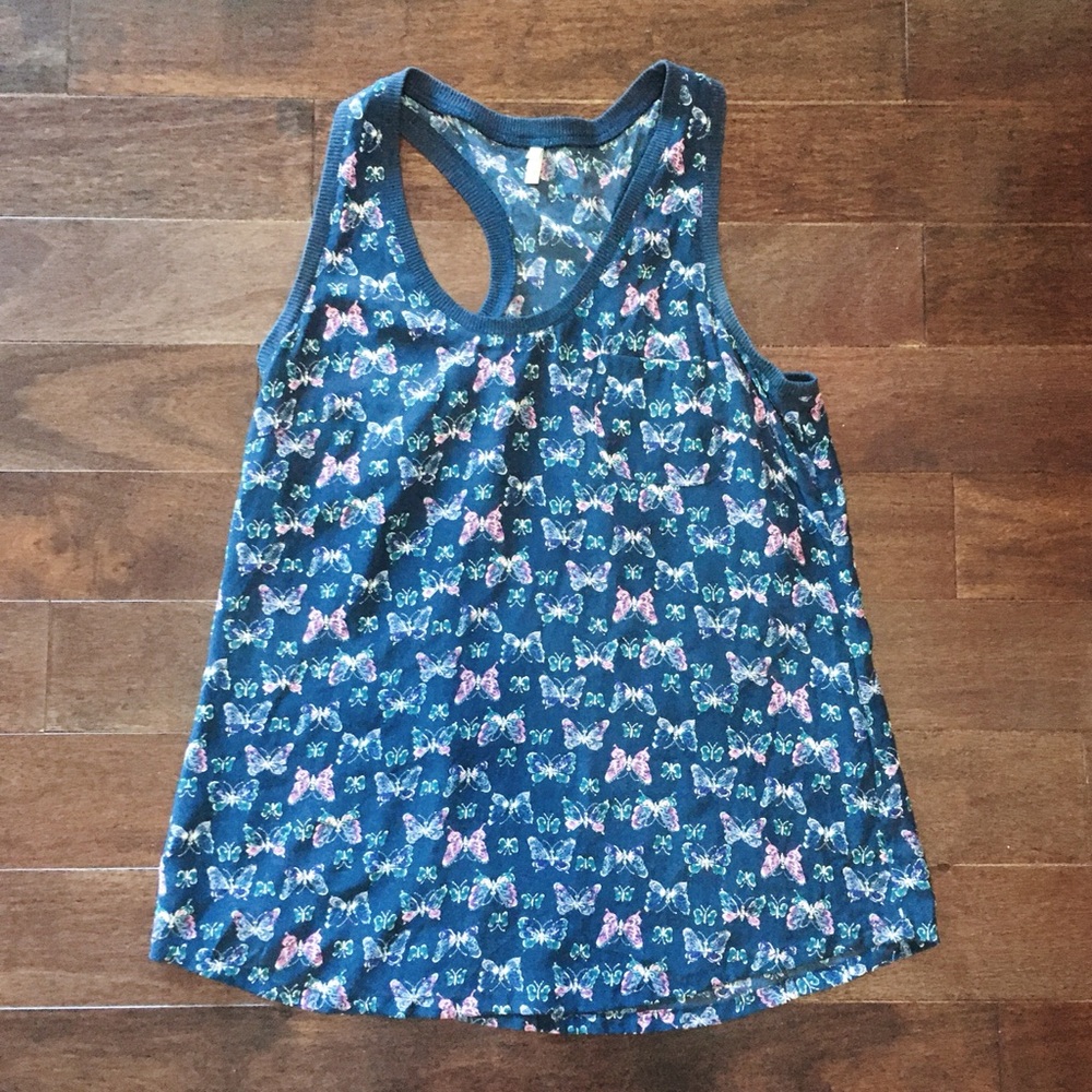 Joie Silk Butterfly Tank